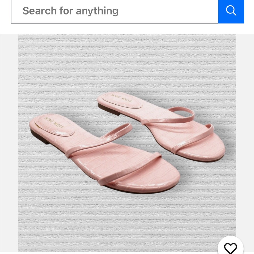 Nine West Blaise Barely-There Slide Sandals Women S Shoes, Size 8M